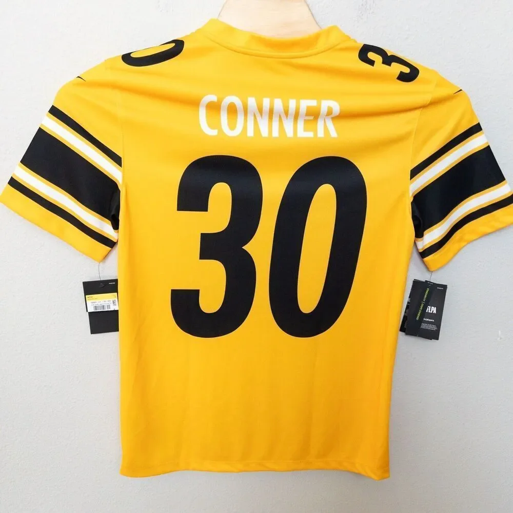 NWT Nike On Field‎ Pittsburgh Steelers James Conner Jersey Mens Small
